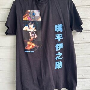 Black and Blue Graphic T-Shirts